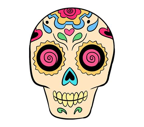 Day Of The Dead Skull Designs Simple