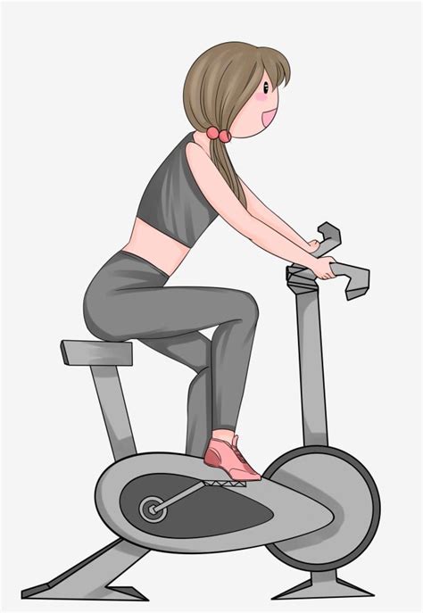 Fitness Gym Hd Transparent Gym Treadmill Fitness Girl Illustration