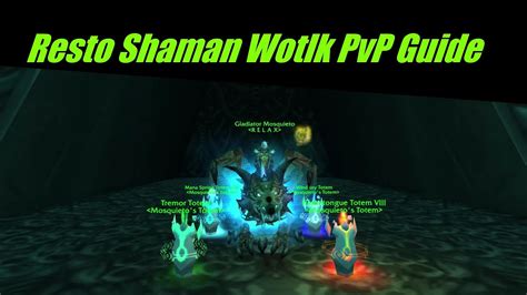 Resto Shaman Wotlk PvP Guide YouTube