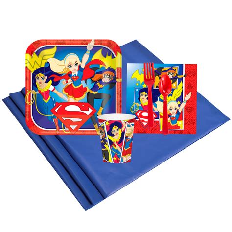 Dc Super Hero Girls 8 Guest Party Pack Thepartyworks