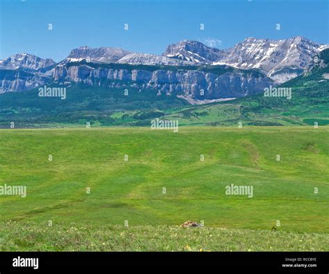 Rocky Mountain Front In The Dupuyer Creek Area Near Dupuyer Montana