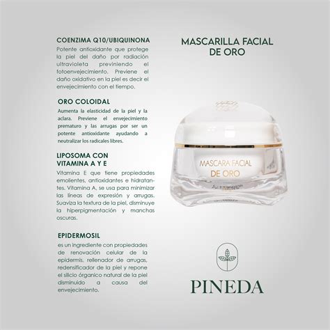 Mascarilla De Oro Laboratorios Pineda