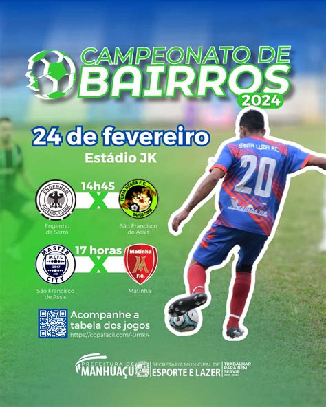 Prefeitura Municipal De Manhua U Campeonato De Bairros Come A