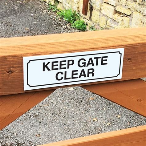 Keep Clear Signs Etsy Uk