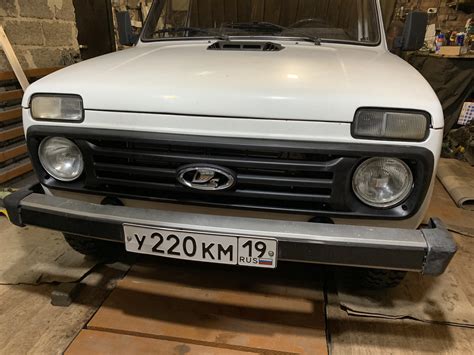 Новая решетка радиатора от нивы Урбан — Lada 4x4 3D, 1,7 л, 1997 года ...