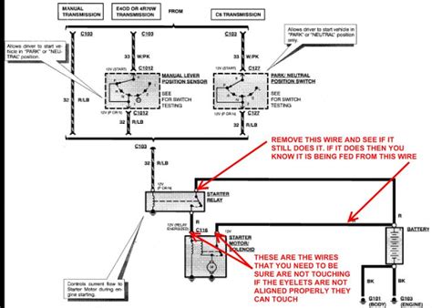 Ford Starter Solenoid Wiring Schematic