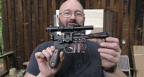 Slingshot Channel Guy Built A Replica Of Han Solo S Blaster From Star