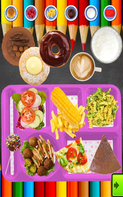 School Lunch Food Maker - Kids Cooking Games FREE:Amazon.com:Appstore ...