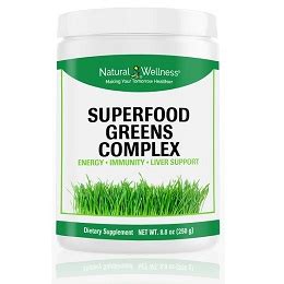 Natural Wellness Superfood Greens Supplement Powder for Optimal ...