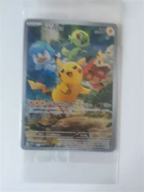 CARTE POKÉMON PIKACHU 027 Promo SVP027 EV02 Evolution à Paldéa FR