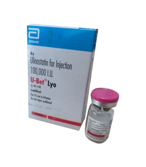 U Bet Lyo Ulinastatin Injection Packaging Size 10ml Packaging Type