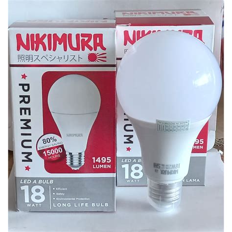 Jual Lampu Led Bulat NIKIMURA PREMIUM 5w 7w 9w 12w 15w 18w 21w Bohlam