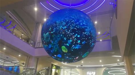 Led Ball Screen Display Advertising Digital Signage Youtube