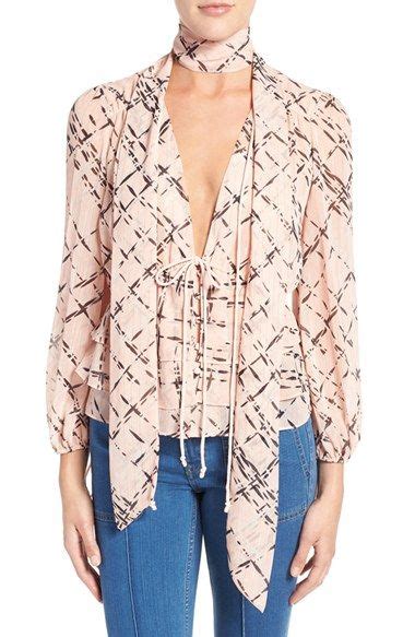 Chelsea28 Olivia Palermo Chelsea28 Tie Neck Blouse Nordstrom Tie Neck Blouse Clothes Blouse