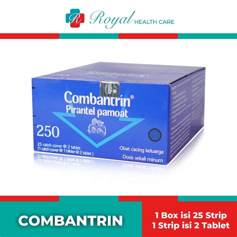 Jual Combantrin 250 Mg Strip Isi 2 Tablet Membantu Mengeluarkan Cacing