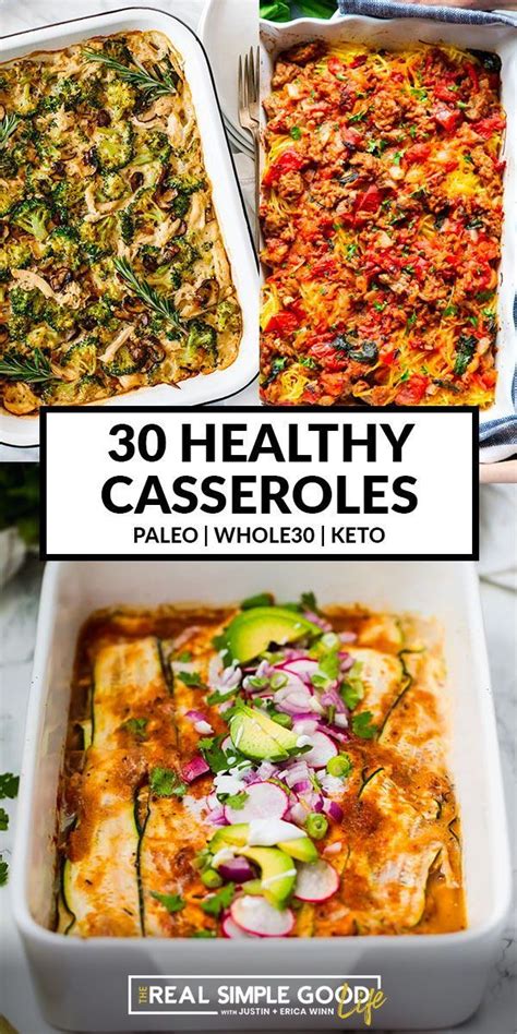 30 Healthy Casseroles Whole30 Casseroles Recipe Healthy Casserole Recipes Healthy