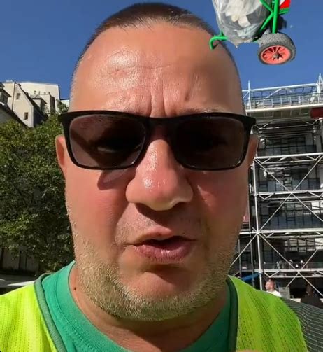 Ludo éboueur Parisien Star De Tiktok Mis à Lhonneur Au 20 H De France