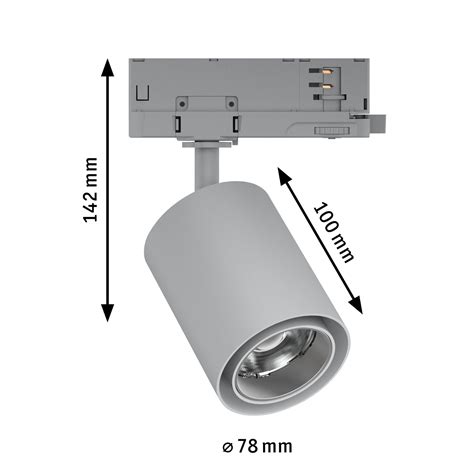 Prorail Led Rail Spot Kratos Lm W K V Silver