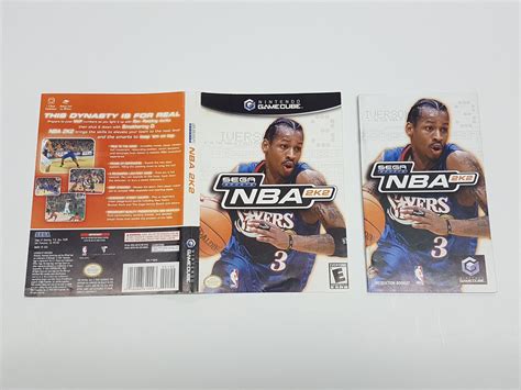 Nba 2k2 Nintendo Gamecube Cover Art And Manual Only Ebay