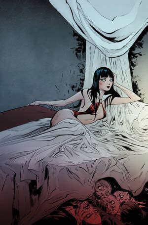 Vampirella Vs The Superpowers Cover I Joseph Michael Linsner