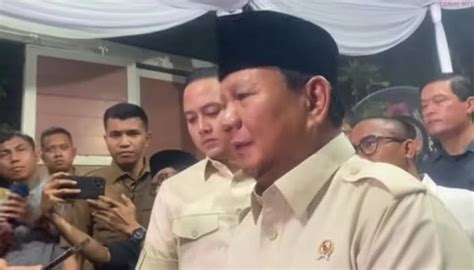 Prabowo Subianto Kenang Rizal Ramli Intelektual Terakhir Bertemu Saat