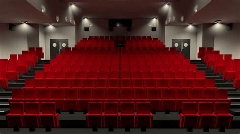 Movie theater interior 3D Model $20 - .c4d .fbx .obj - Free3D