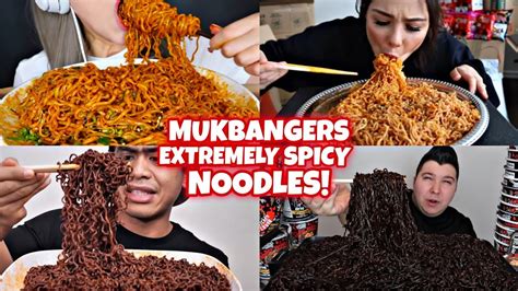 Nuclear Fire Noodles Vs Ghost Pepper Noodles Youtube