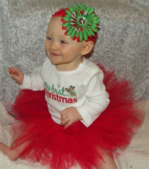 First Christmas Outfit Baby Infant Girl By Littlegracebowtique 35