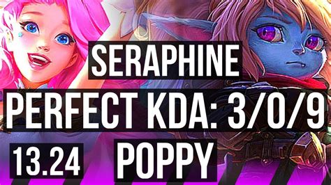 Seraphine Ashe Vs Poppy Jhin Sup Kr Master