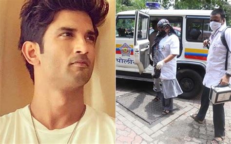 Sushant Singh Rajput Death Forensic Team Arrives At The Actors Mumbai Residence After His