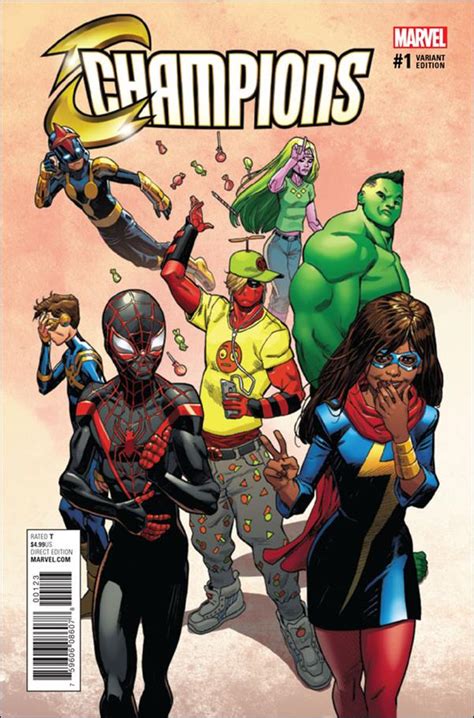 Champions 1 D Dec 2016 Comic Book By Marvel