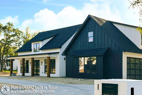 Exclusive Modern Farmhouse Plan 51766HZ Comes to Life in Texas, Again