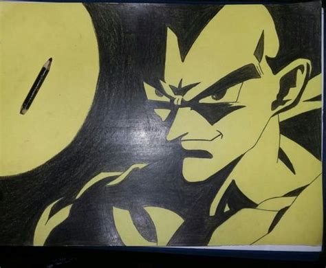 Un sencillo dibujo de Vegeta DRAGON BALL ESPAÑOL Amino