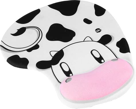 Uxcell Cow Style Wrist Rest Support Computer Mouse Mice