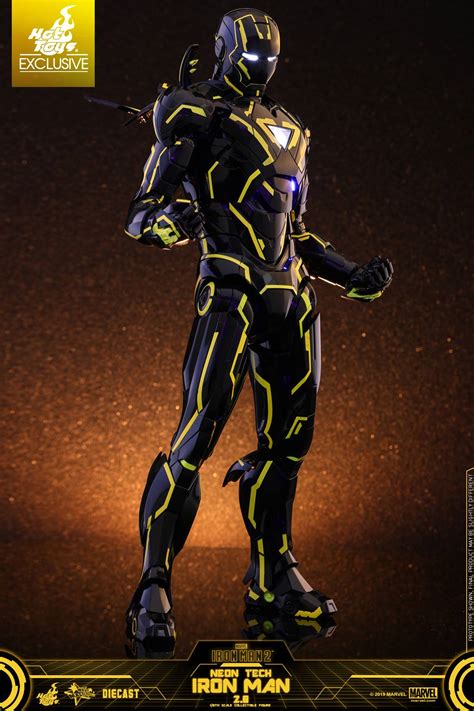 Hot Toys Neon Tech Iron Man Figure The Toyark News