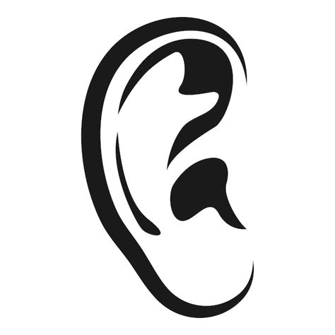 Premium Vector Ear Vector Icon