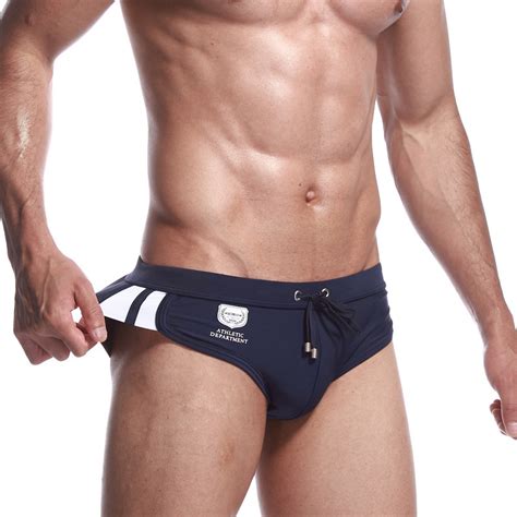 SEOBEAN Sexy Swim Briefs Men S Fashion Hot Spring Swim Briefs Sports Stretch Briefs Shopee