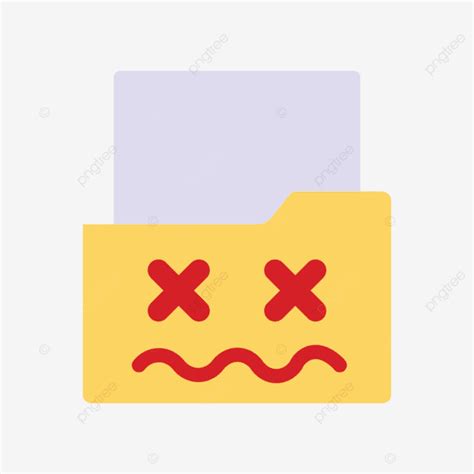 dead files broken folder files png  vector  transparent