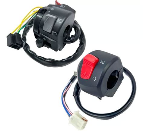 Punho De Luz Interruptor Emergência Ybr 125 K 02 13 Pedal