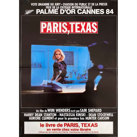 Affiche De Film Fran Aise De Paris Texas X Cm