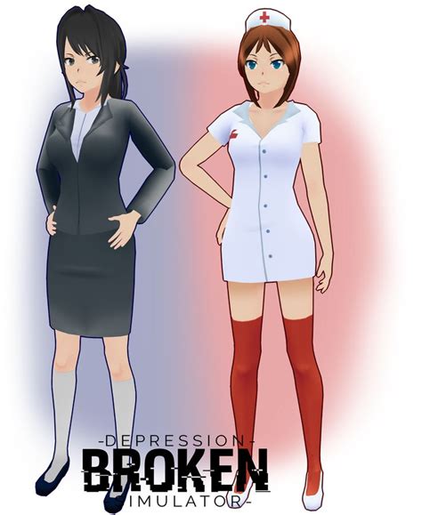 Depression Sim Nurse And Guidance Coucelor Outfit By Kawaiisugarrose On Deviantart Yandere