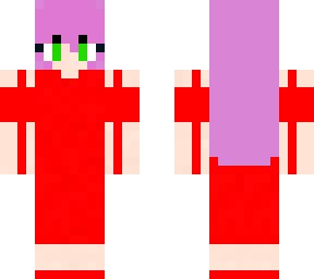 pink haired girl | Minecraft Skin