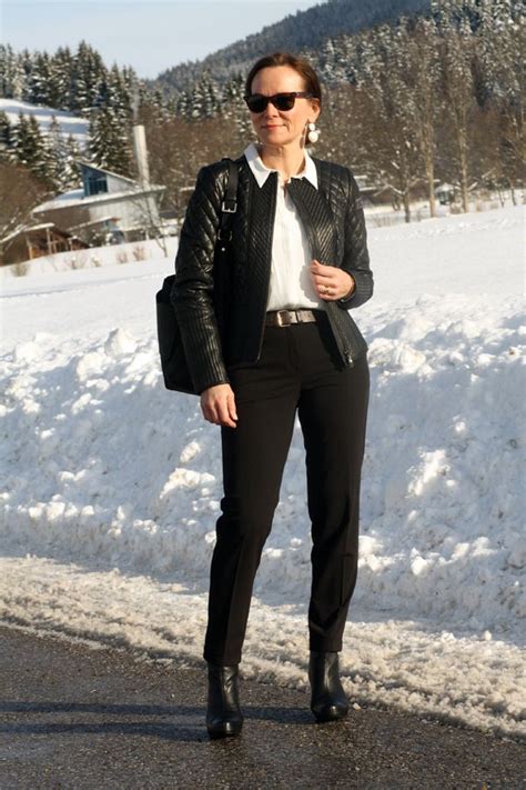 Good Housekeeping How To Wear Leather Over 35 And Older Lady Of Style Black Jacket Style