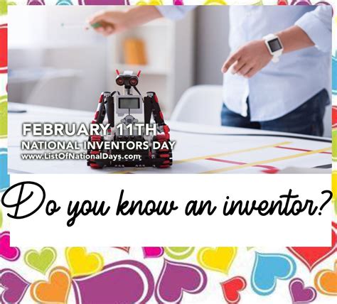 Do You Know An Inventor Happy National Inventors Day