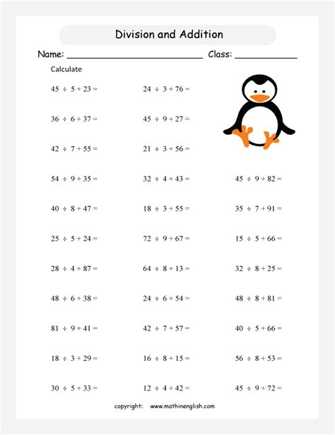 10 Simple Division Worksheets Worksheets Decoomo