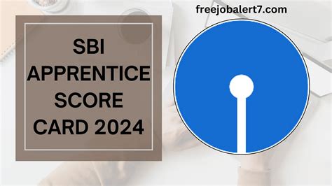 Sbi Apprentice Score Card Released Check Now Freejobalert