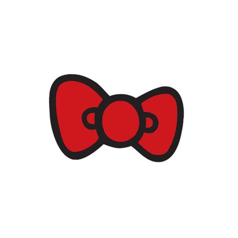 Hello Kitty Red Bow Background