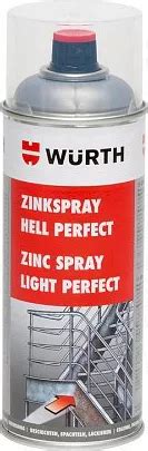 Spray Zinc Deschis Perfect 400 Ml Wurth