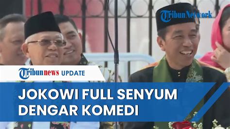 Momen Jokowi Para Menteri Tertawa Ngakak Dengar Lawakan Malih Bolot