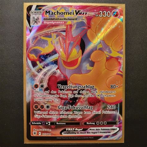 Machomei Vmax Pokemonkarte Kaufen Auf Ricardo